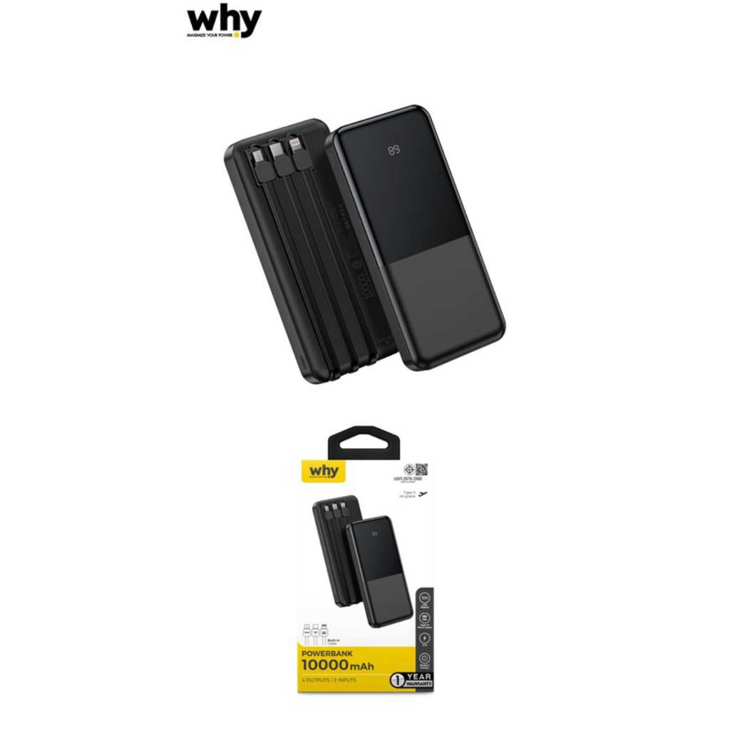 Why Windy PowerBank แบตสำรอง 10000mAh ประกัน 1 ปี