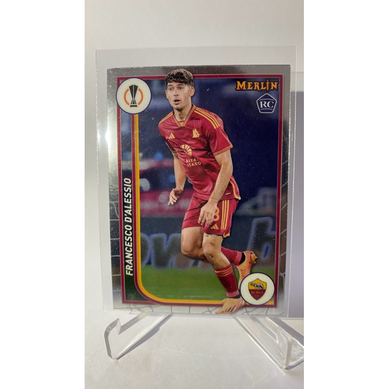 การ์ดนักฟุตบอล AS ROMA, TOPPS MERLIN 2024, Pagano, Pisilli, Lukaku, Dybala, Francesco