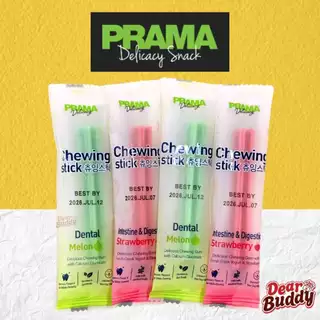 Prama Chewing Stick 1 ชิ้น ขนมขัดฟันสุนัข จากประเทศเกาหลี ช่วยลดคราบพลัคและหินปูน