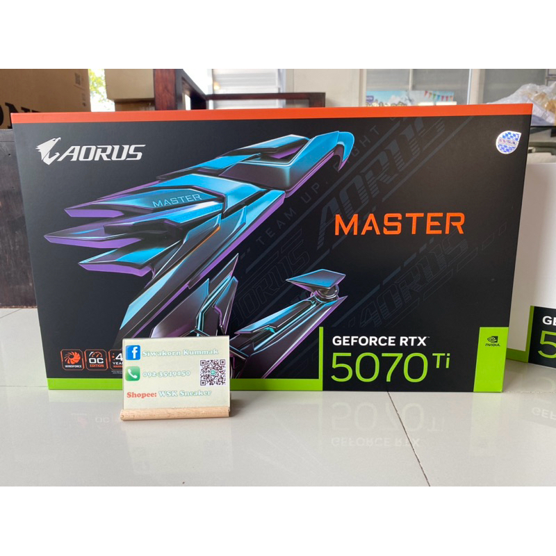 การ์ดจอ VGA Gigabyte Aorus Master GeForce RTX 5070 Ti