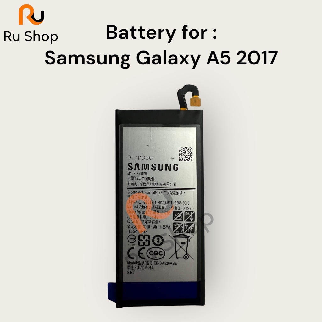 แบตเตอรี่ Samsung Galaxy A5 2017 A520F SM-A520F 2017 Edition EB-BA520ABE 3000MAh