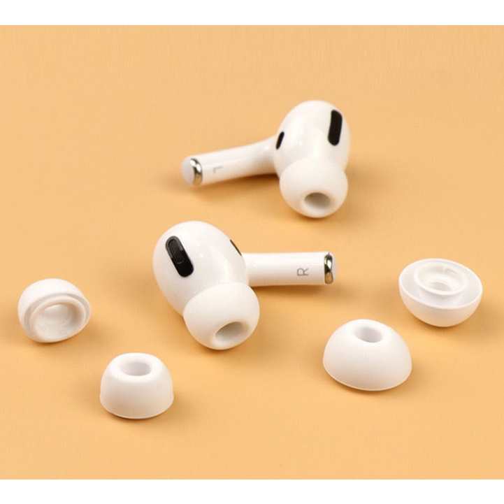 จุกหูฟังซิลิโคน silicone earbuds with noise reduction ลดเสียงรบกวน ใช้กับ airpods pro/pro2