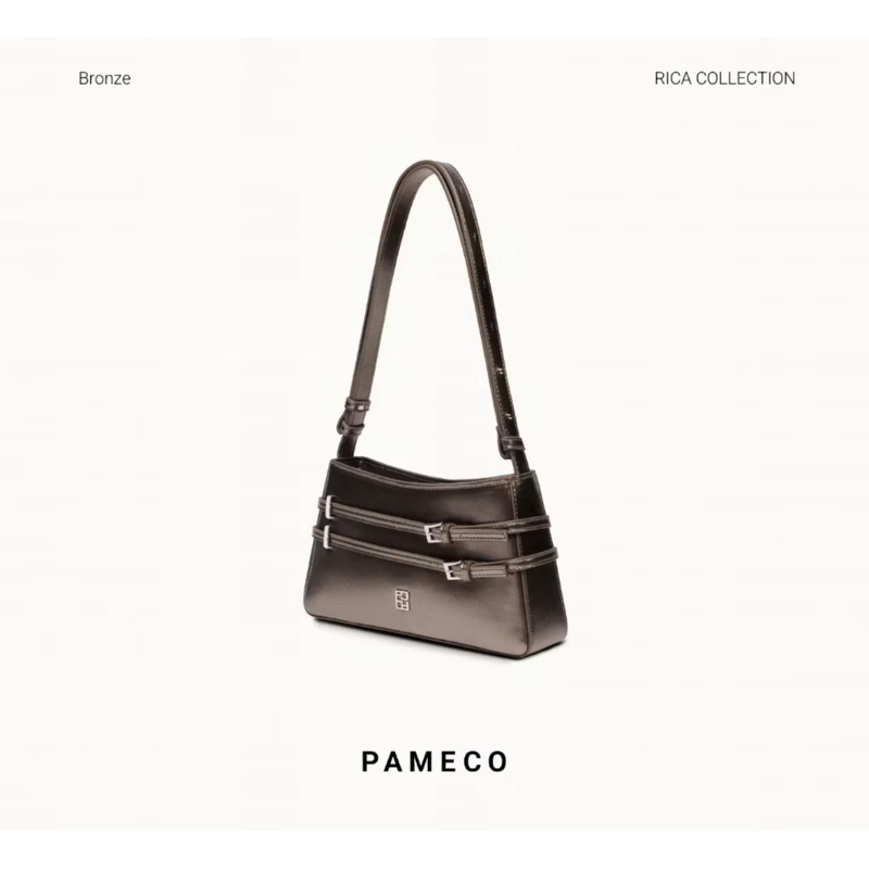 ส่งต่อกระเป๋าแบรนด์ PamecoสีBronze