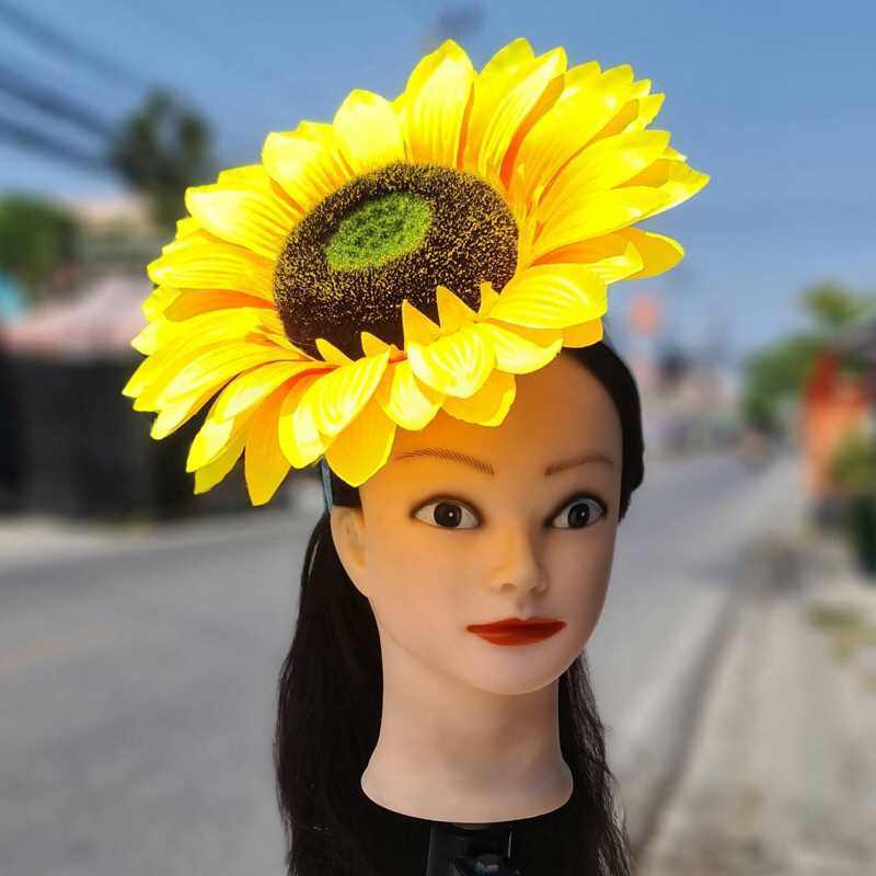 คาดผม กิ๊บ ดอกไม้ ดอกทานตะวัน แฟนตาซี สงกรานต์