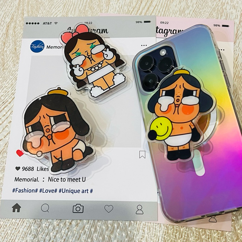 New  Magnet Griptok พร้อมส่ง ที่ติดมือถือแม่เหล็ก ใช้กับเคสแม่เหล็ก ไม่ใช้กาว