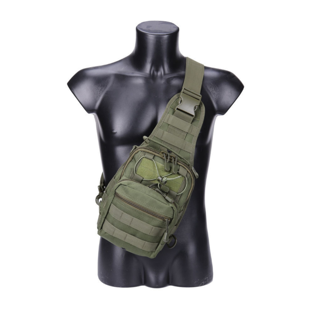 CAMO 600D กระเป๋าคาดอก สะพายข้าง ทหาร แคมป์ปิ้ง เดินป่า