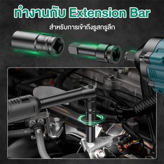 ชุดลูกบล็อก CR-V 10/20 ชิ้น พร้อมกล่องเก็บ ชุบโครเมียม กันสนิม ทนแรงบิด สำหรับประแจบล็อก งานซ่อมรถ งานช่าง