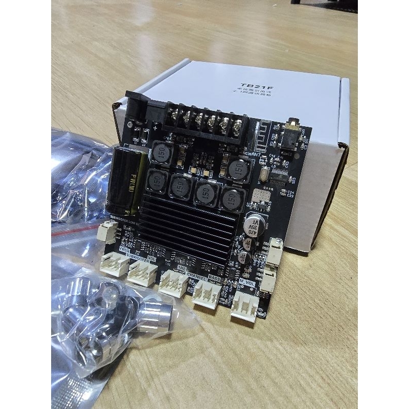 ZK TB21F ย้ายวอลุ่ม แท้ แอมป์จิ๋วบลูทูธ แอมป์ zk tb21fย้ายวอลุ่ม tb21f แท้ชิปใหญ่