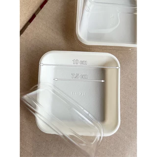 H757/JTX111- กล่องพลาสติกใส่เค้กชิ้นทรงสูง กล่องเค้กฝาสูง มี 2 รุ่น 25/50 ชุด