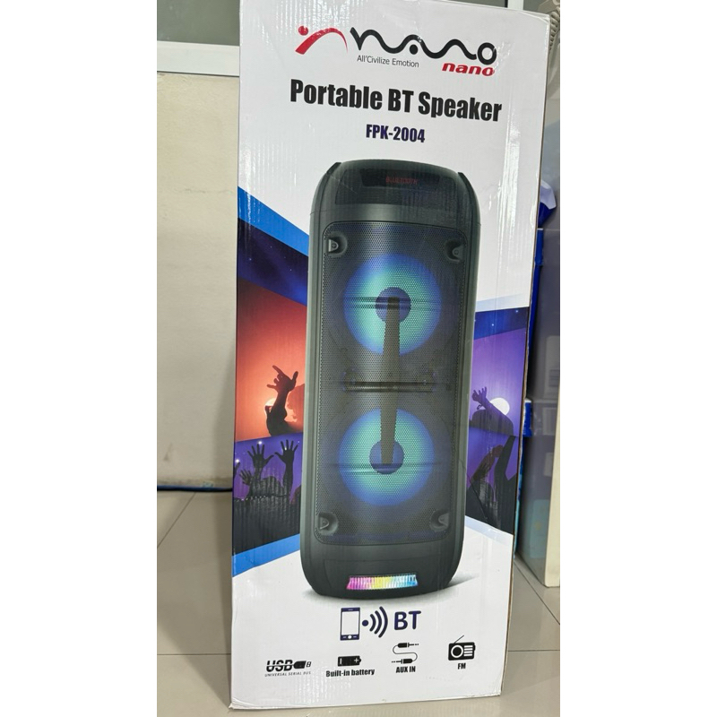 ลำโพงบลูทูธNano pfk-2004สินค้ามือหนึ่ง