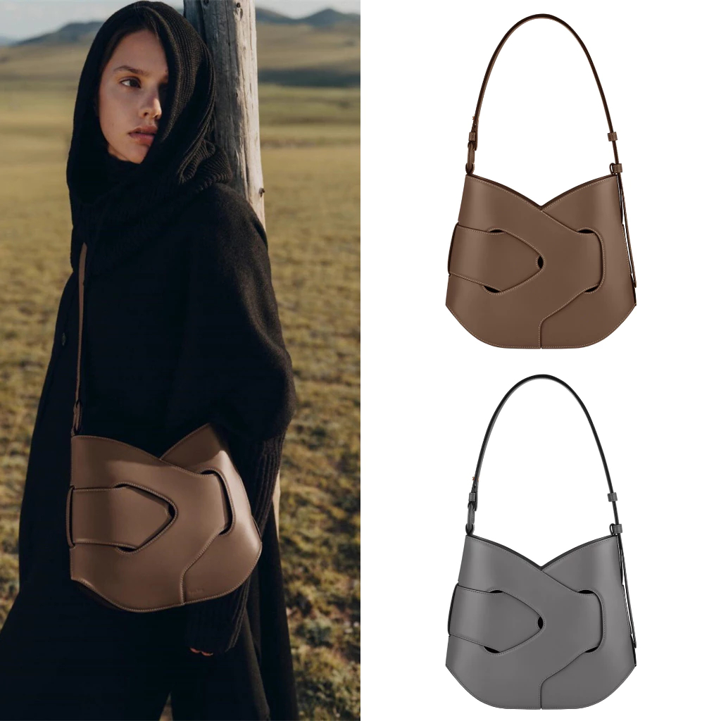 「ของแท้ 100 %」Polene Nodde Hobo Bag กระเป๋าถือ กระเป๋าสะพายข้าง