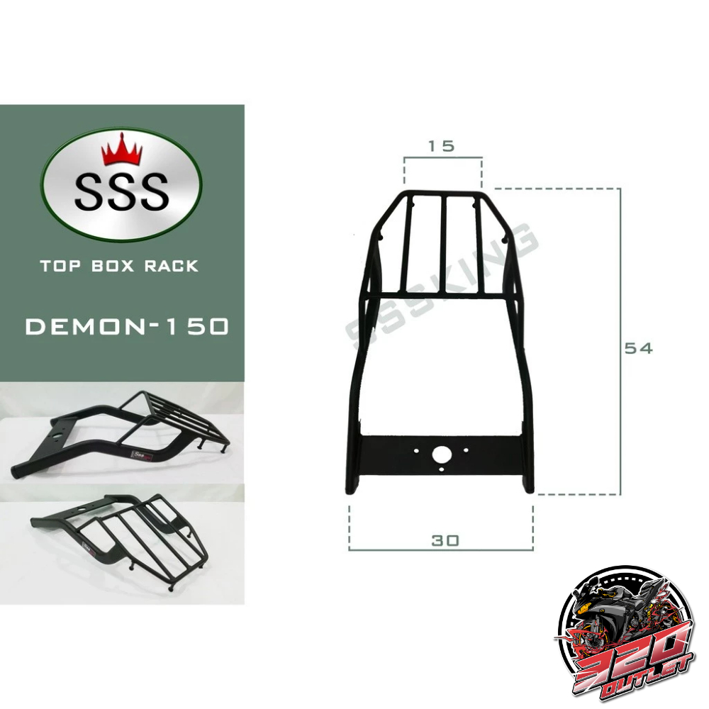 แร็คท้าย Demon150 L99 งาน SSS ส่งไว !!320SP OUTLET !!