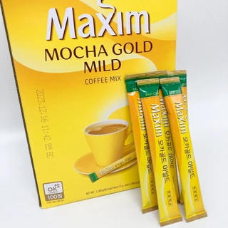 Maxim กาแฟ 100 ซอง Coffee Mix กาแฟส่งตรงจากเกาหลี กาแฟแม๊กซิม กาแฟเกาหลี 맥심 모카골드 마일드