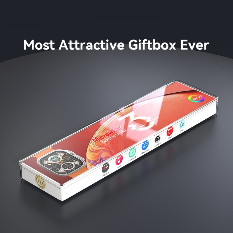 Microwear watch Ultra3 กระจกAmoled