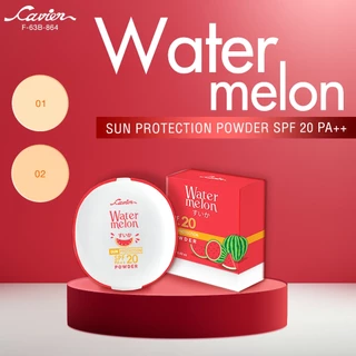 คาเวียร์ แป้งพัฟ กันแดด ผสมรองพื้น Cavier Watermelon Sun Protection/ Extra Cover Powder 12g./ 13g.