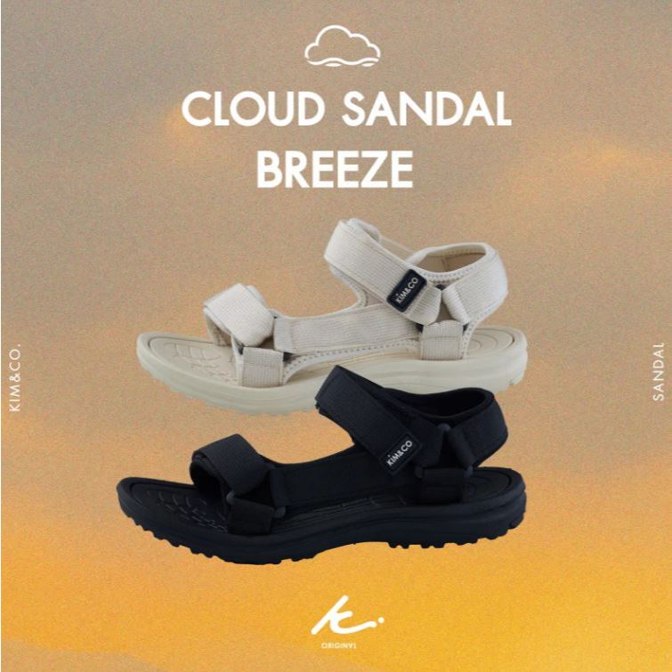 KIM&CO. ORIGINAL - BREEZE CLOUD SANDAL(KS005WM) รองเท้าแตะแฟชั่นผู้หญิง รองเท้าแตะเกาหลีมินิมอล พื้นนุ่มสบาย ไม่เมื่อย