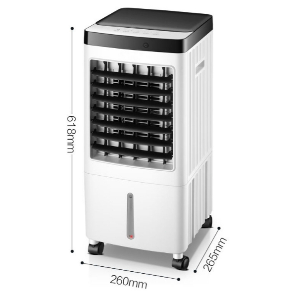 พัดลมไอเย็น 10L เครื่องปรับอากาศ พัดลมระบายความร้อน พัดลมไอน้ํา Cooler Conditioner พร้อมเจลเย็น4ขวด - รูปที่ 6