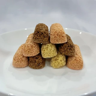 ขนมข้าวโอ๊ตอัดแท่ง 1 ห่อมี 3 รสชาติ ออริจินอล ช็อกโกแลตและสตอเบอร์รี่ ( 1 ห่อมีประมาณ 35-37 ชิ้น )