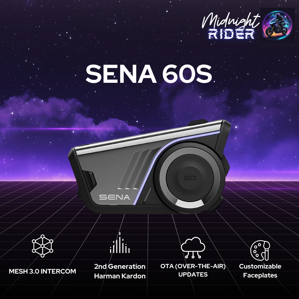 (มี CODE) บลูทูธติดหมวกกันน็อค SENA 60S SOUND by HARMAN KARDON GEN 2