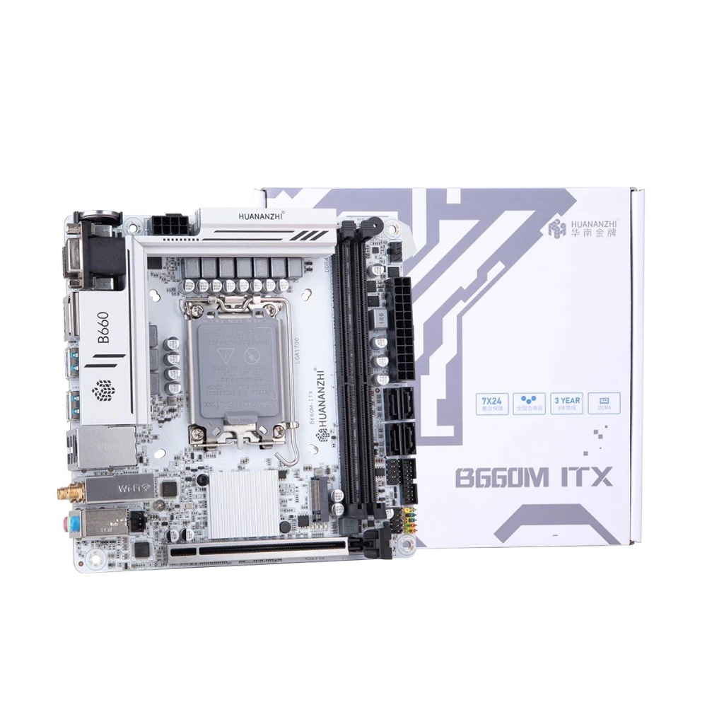 MAINBOARD (เมนบอร์ด) 1700 HUANANZHI B660M-ITX WIFI (DDR4) [Mini-ITX] พร้อมส่ง