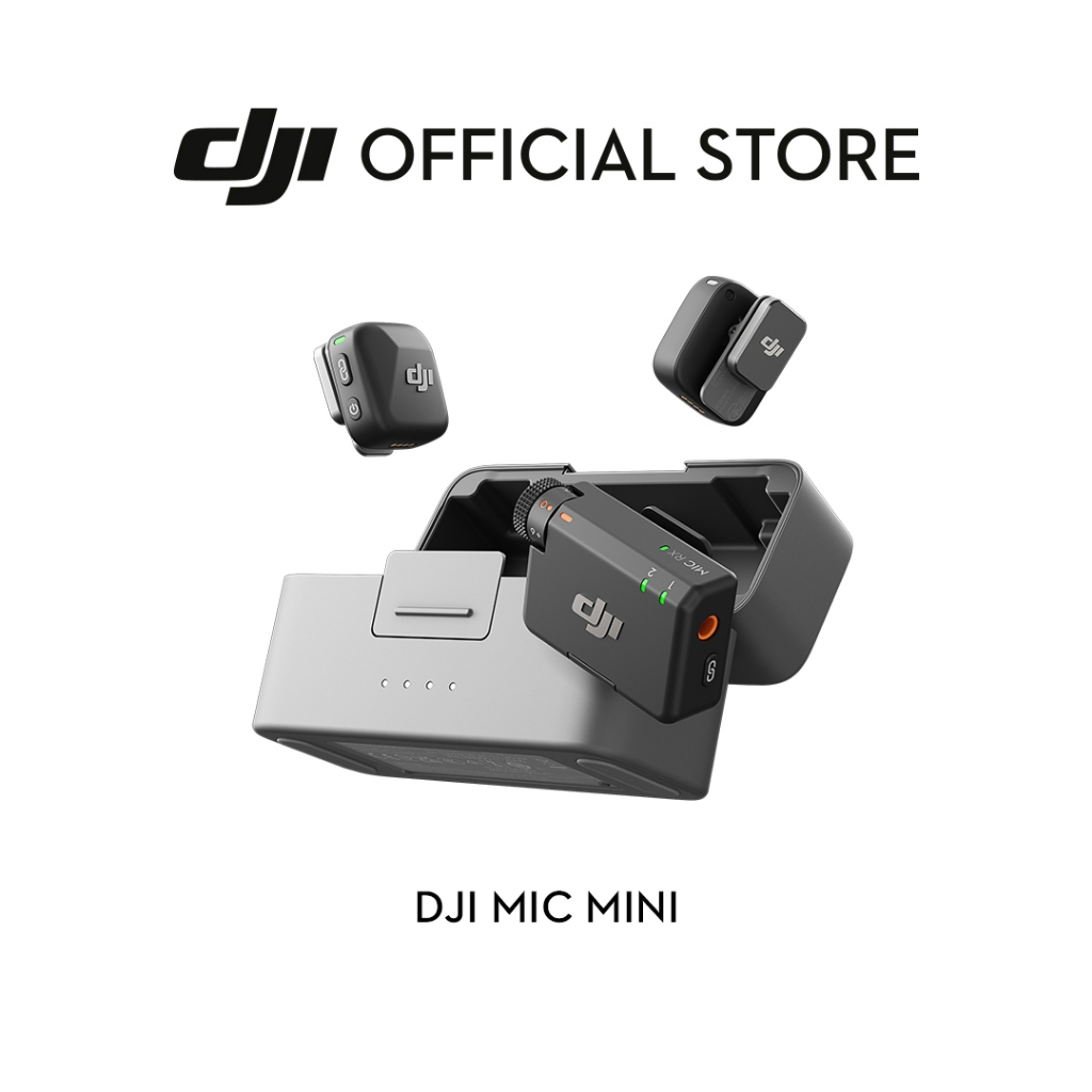 [พร้อมส่ง] DJI Mic Mini - Wireless Microphone | ไมค์ไร้สาย ขนาดพกพา | น้ำหนัก 10