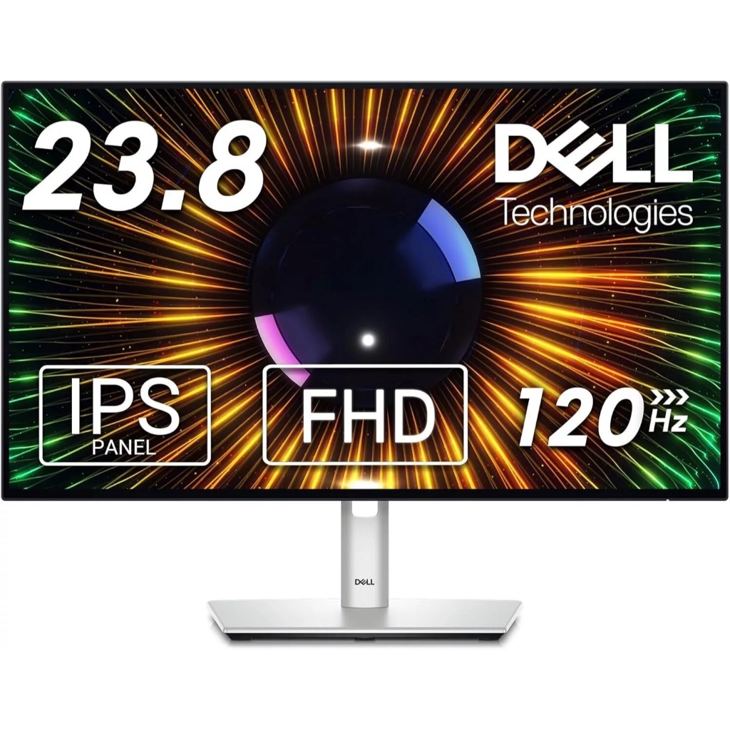 Dell U2424H UltraSharp 24" FHD 120Hz, IPS, 5ms, 98% DCI-P3, 2x USB-C, 2x DisplayPort, HDMI, 3x USB, 