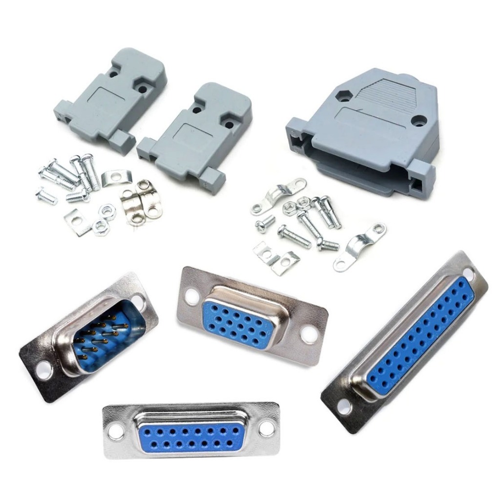 หัวประกอบ ฝาประกอบ ฝาครอบ Serial DB9 / VGA / DB25 / DB15