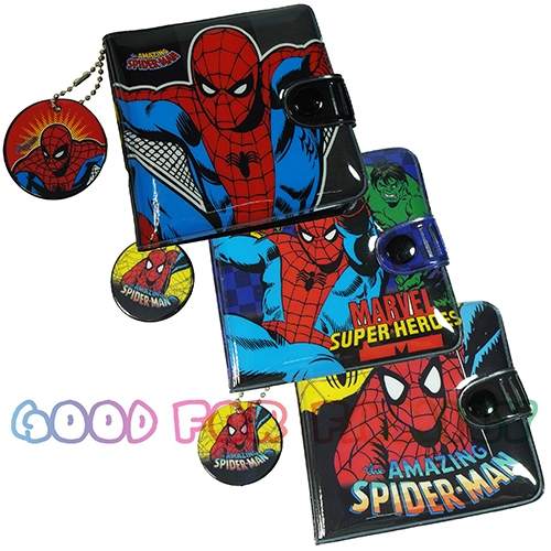 กระเป๋าสตางค์  Spiderman สไปเดอร์แมน แบบ 2 พับกระดุม - ของแท้