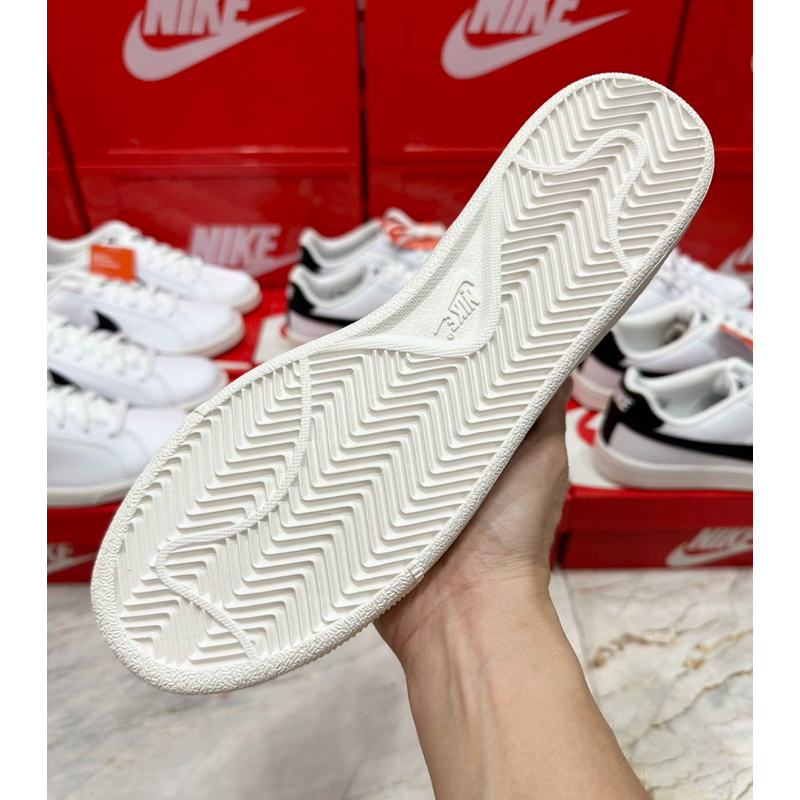 📌 รองเท้าลำลองผู้ชาย Nike Court Royale สีขาว/ดำ  ของใหม่ มือ1 แท้💯