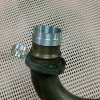 ปะเก็นคอท่อแบบสวมสำหรับมอเตอร์ไชร์ คอท่อเดิมและคอท่อใหญ่