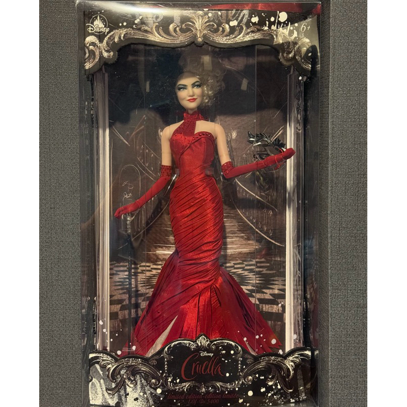 ตุ๊กตา Disney Limited Edition Doll Cruella live action 17" (Emma Stone)(101 dalmatians) ครูเอลล่า ปี