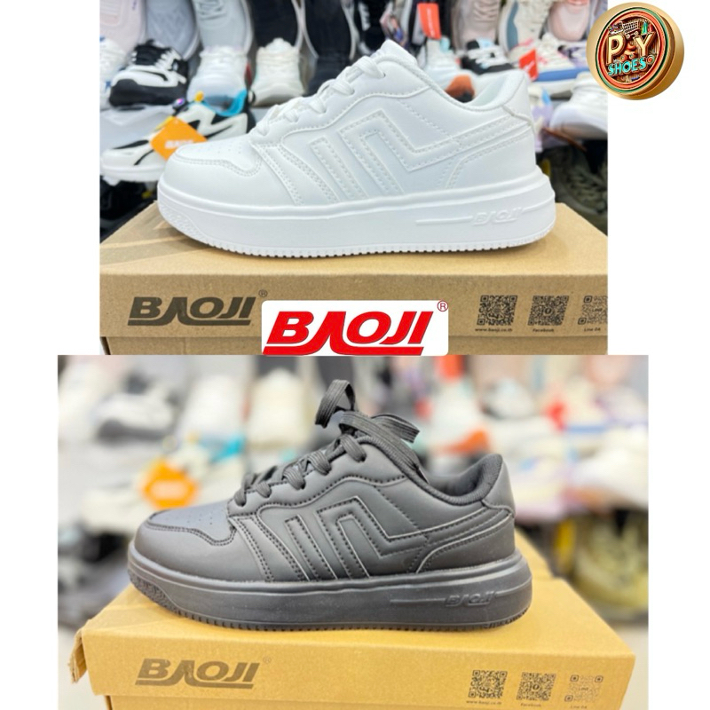 รองเท้าผ้าใบ BAOJI เเท้100% BJK 136 รองเท้าผ้าใบเด็ก ไซส์ 33-37