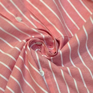 PHASHII SHIRT เสื้อเชิ๊ตผู้ชายแขนยาว รุ่นริ้วใหญ่ ผ้า COTTON ใส่สบาย เนื้อผ้านุ่ม ขายดีมาก!