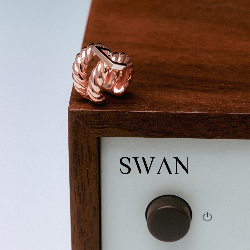 SWAN كاف أذن فضة Wire Double — صورة 6