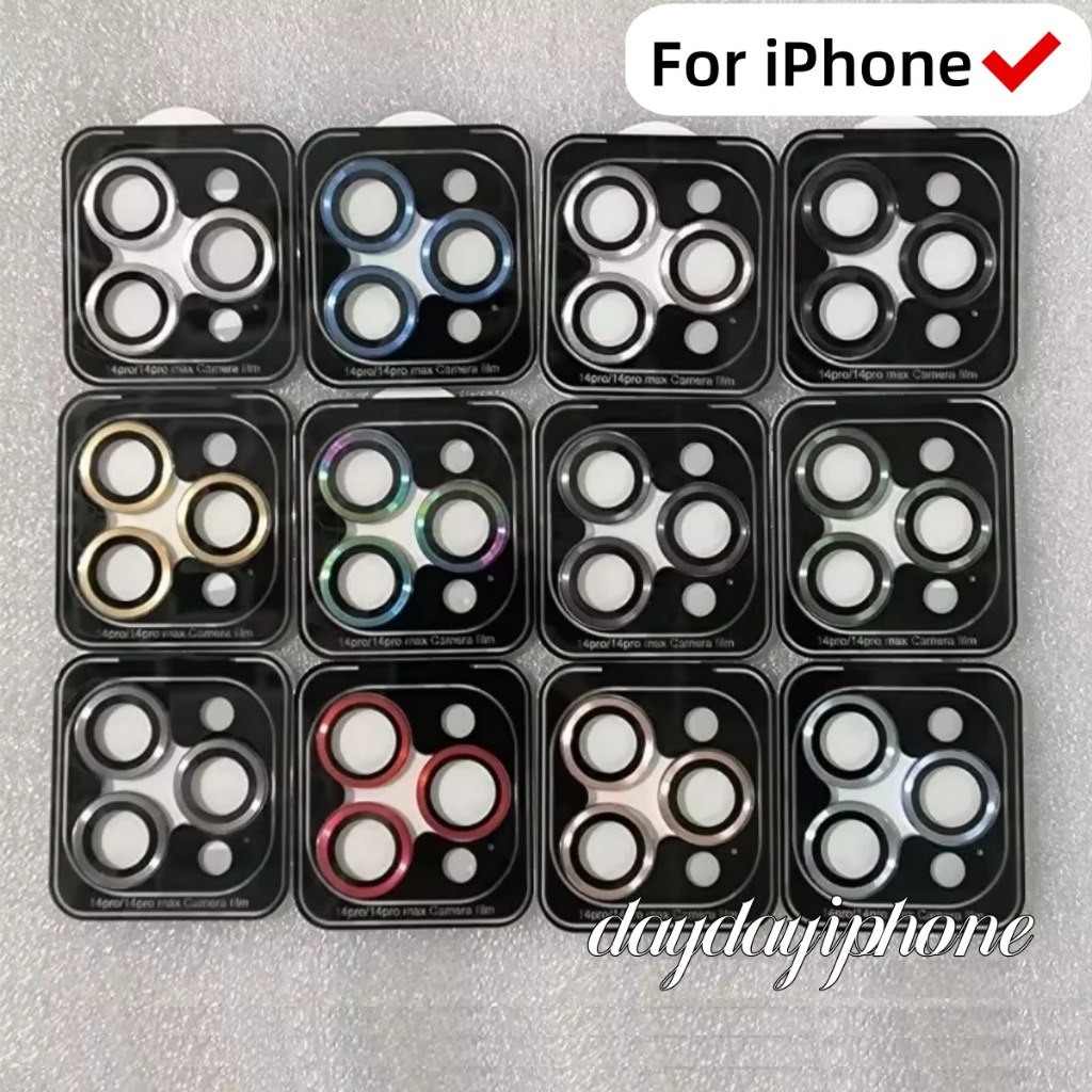 🔥 รุ่นใหม่🔥 ฟิล์มกระจก กันรอย เลนส์กล้อง สำหรับ ไอโฟน iPhone 11 16 17 15 14 13 12 Pro Max Air 12 Mini เลนส์กล้องไอโฟน