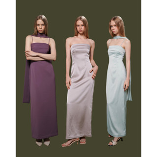 MIST OF RAIN - Stella Dress - เดรสสายเดี่ยว เดรสเกาะอก เดรสเ…