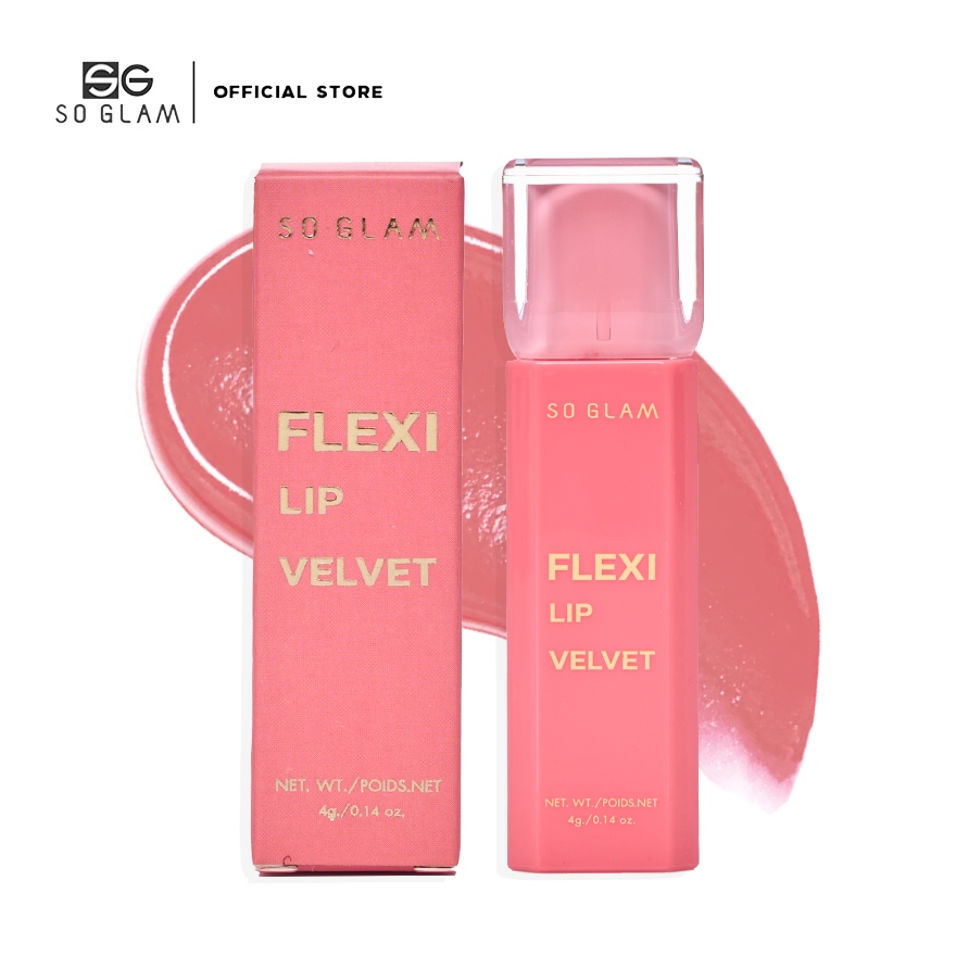 SO GLAM FLEXI LIP VELVET 102 MELLOW HUG โซ แกลม เฟล็กซี่ ลิปเวลเวท 102 ลิปเฟล็กซี่soglam