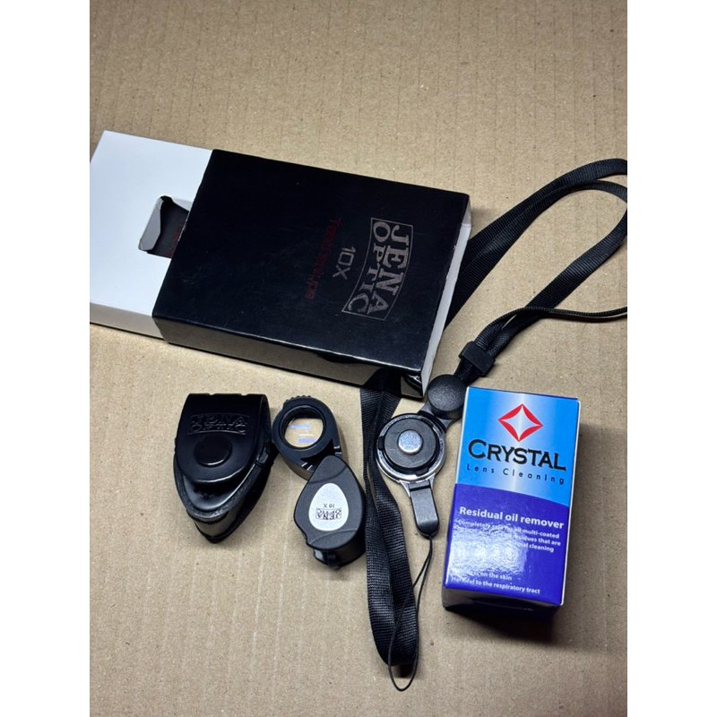 กล้องส่องพระ แท้ Jena optic A10 ขยาย 10เท่า หน้าเลนส์ 16mm เเก้ว 3 ชั้น มีปลายทาง