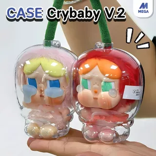 【พร้อมส่งจากไทย】เคสอะคริลิคใส สำหรับใส่Crybaby Crying Again Series เคสพวงกุญแจ เคสป้องกัน cry baby V2
