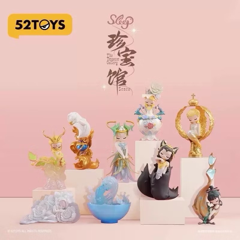 [แบบเช็คการ์ด) 52TOYS Sleep Elves Treasure Gallery  flower elves/Chinese Scroll  รวมเช็คการ์ด