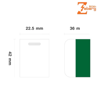 ZEBERG สวิตช์ทางเดียว สีขาว รุ่น ZBG901K (ยกกล่อง10ตัว)