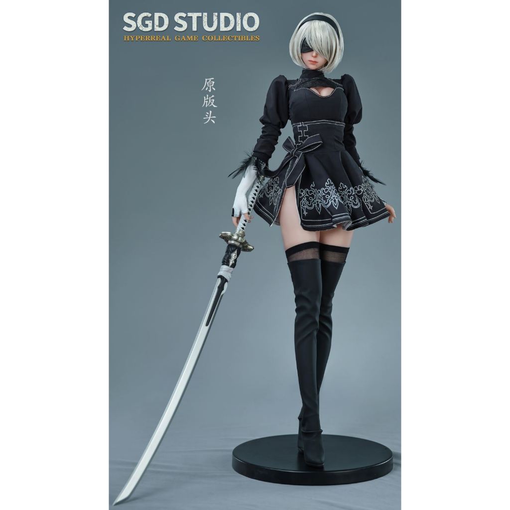 SGD Studio - NieR:Automata SGD-002 2B 1/3 Battle Girl Silicone Statue Figure Dynamic