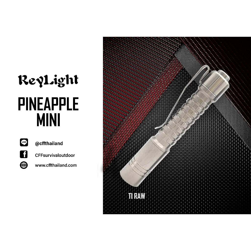 ReyLight Pineapple Mini Ti Raw