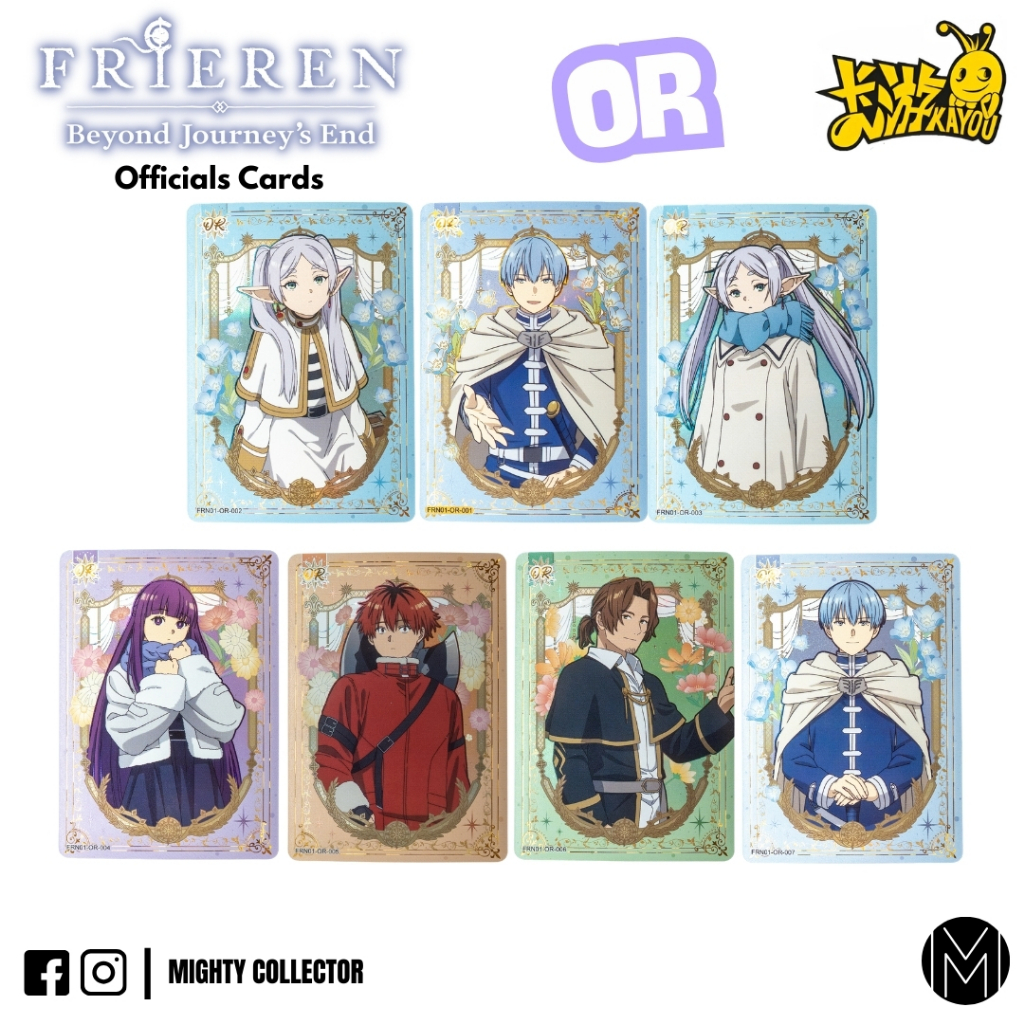 Frieren: Beyond Journey's End Kayou Serie 1 Cards - Officials Cards - NM/Mint Condition - OR Cards