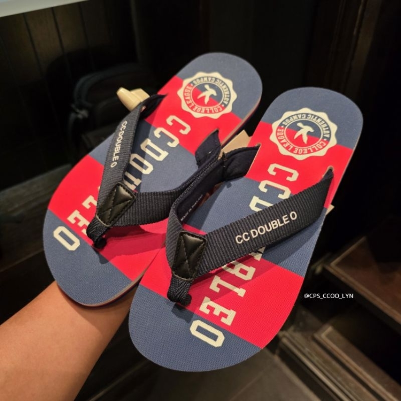 🛍 รองเท้าแตะแบบหนีบ CC DOUBLE O CCOO ผู้ชาย คอลใหม่ล่าสุด ของแท้💯% จัดส่งพร้อมถุงShop