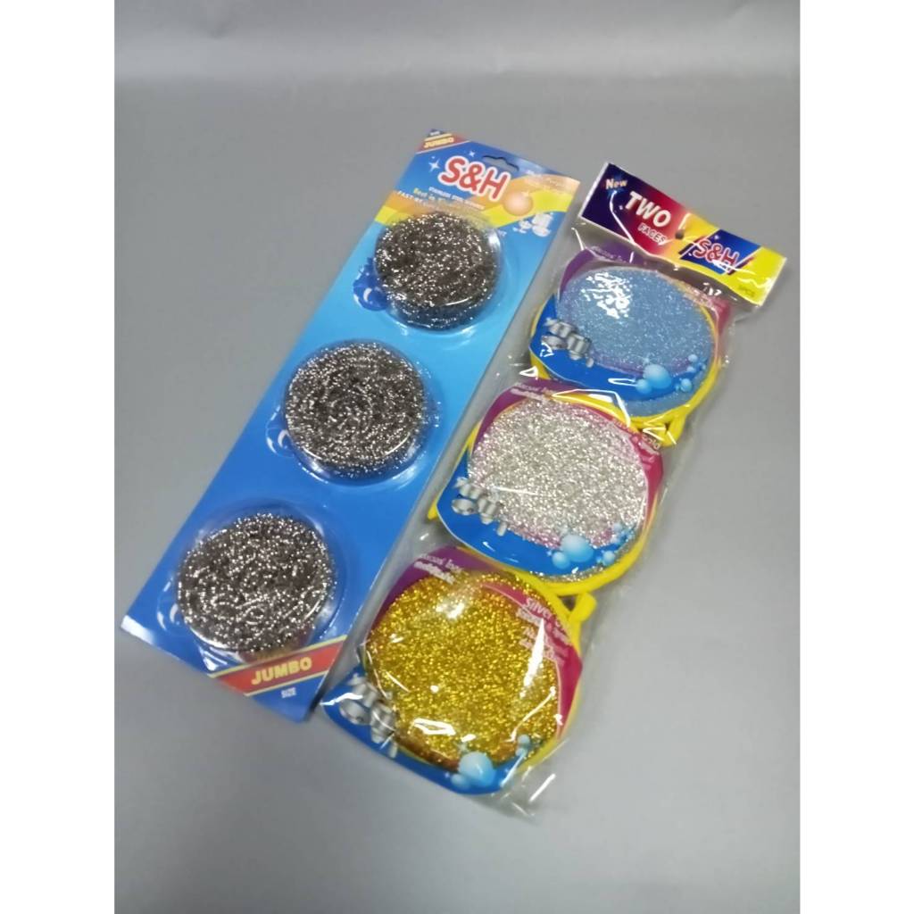 ฟองน้ำล้างจาน ฝอยกลม ทำความสะอาด รุ่น 1137 (กลม) 1399