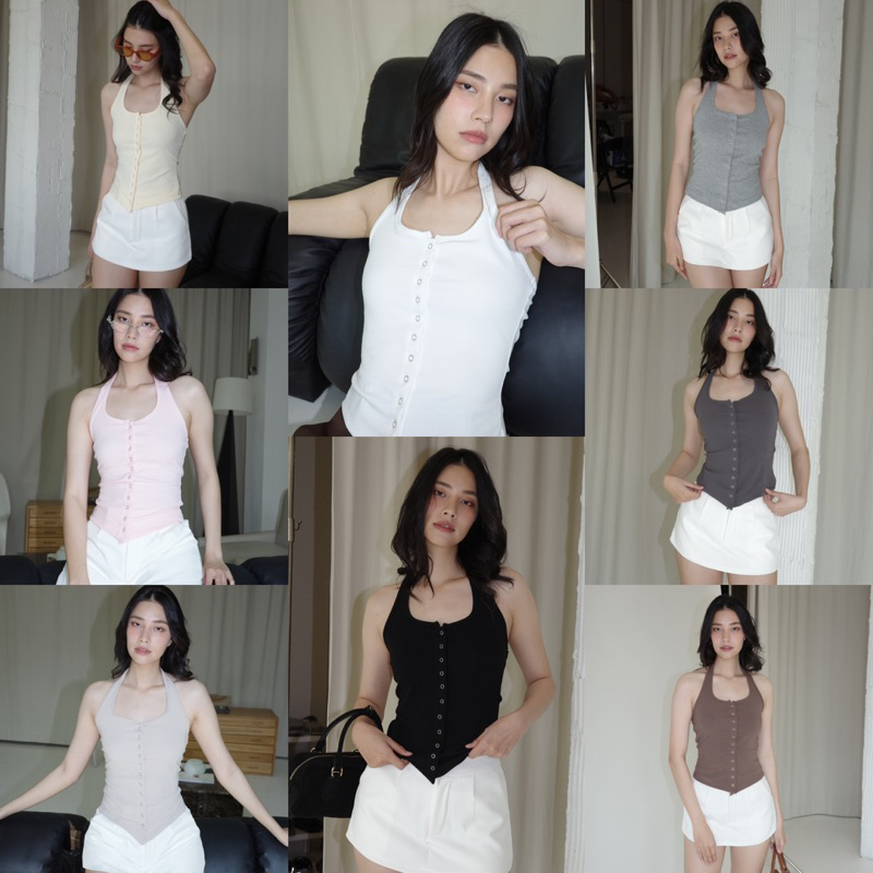 BEMYCHIC เสื้อคล้องคอ รุ่น Sana top