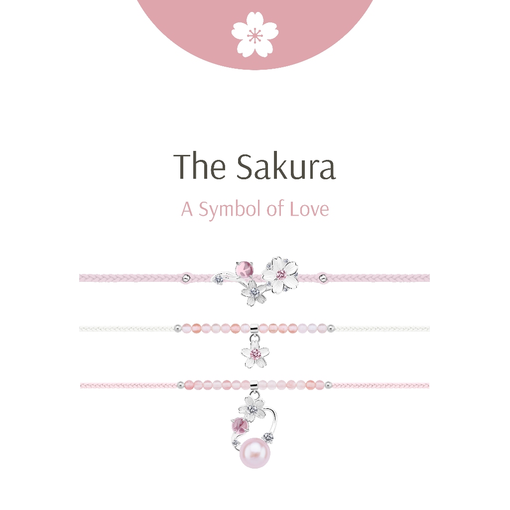 Ravipa | Sakura Bracelet -  สร้อยข้อมือซากุระ