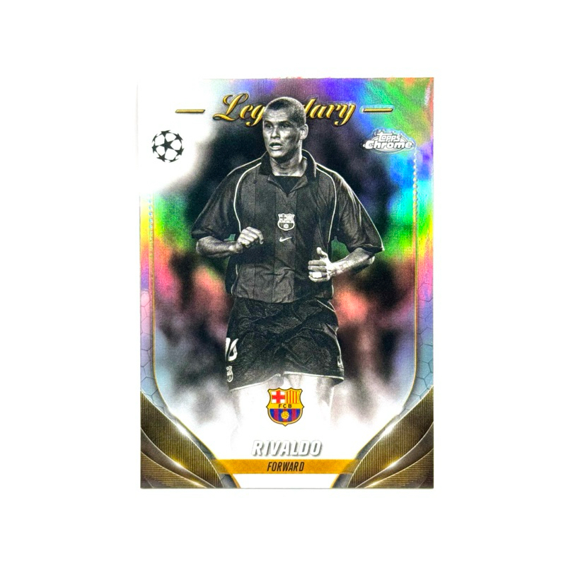 Topps Chrome UCC 23/24 Rivaldo FC Barcelona Legendary Variations