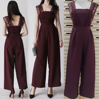 S-XXL เซต2ชิ้น จั๊มสูท กางเกงขายาว สีครีม,แดง,ดำ,ชมพู ใส่เที่ยว ไปงานแต่ง งานบวชงานบุญ #ชุดเซ็ทกางเกง #Jariya